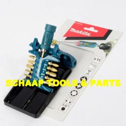 Bit - Slagschroefbitset 25 mm XTT impact gold met magneetbithouder 11-Delig | B-30754